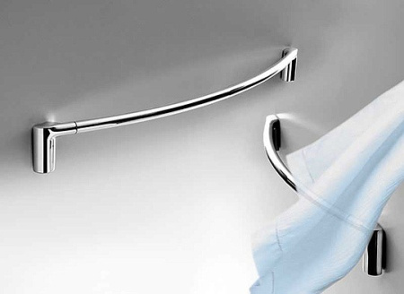 полотенцедержатель 45 см colombo design luna b0109 хром