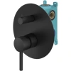 Смеситель для ванны Plumberia Selection IXO KIT1901NO встраиваемый, черный матовый