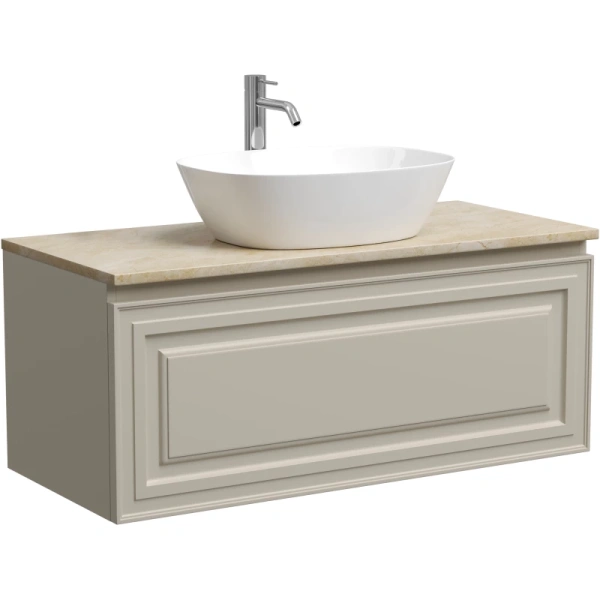 тумба под раковину sancos very 100 vr100ce подвесная beige soft