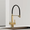 смеситель для кухни sancos moro sc4006bg золото брашированное черный