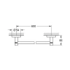 держатель для банного полотенца 60 см grohe essentials 40366001