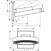 верхний душ hansgrohe rainfinity 250 1jet 26226700