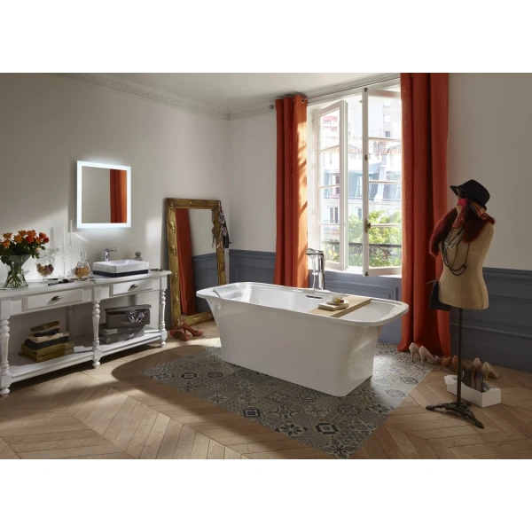 ванна из литьевого мрамора jacob delafon elite e6d364ru-00 180x85 см, отдельностоящая, белый ванна из литьевого мрамора jacob delafon elite e6d364ru-00 180x85 см, отдельностоящая, белый