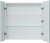 зеркальный шкаф aquanet оптима 80 с led подсветкой