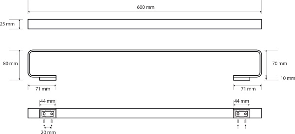 Полотенцедержатель Bemeta Solo 139104282