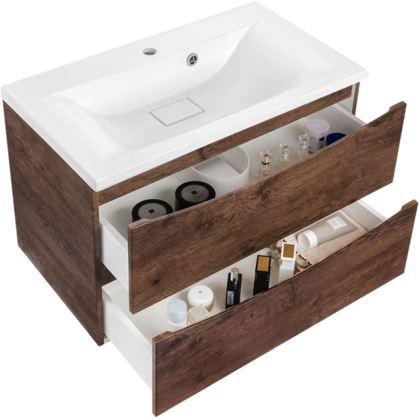 тумба темный дуб 79 см vincea mia vmc-2ma800rw
