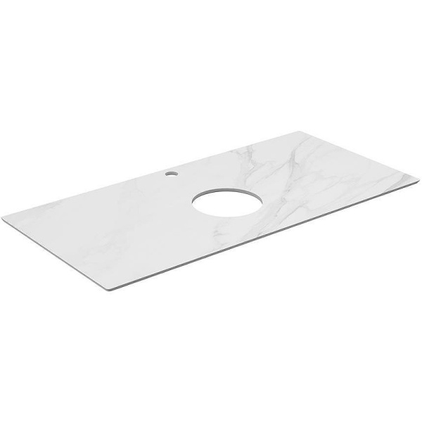 столешница под раковину kerama marazzi plaza classic neo монте тиберио 100 pl1.sg507120r\100 белый мрамор