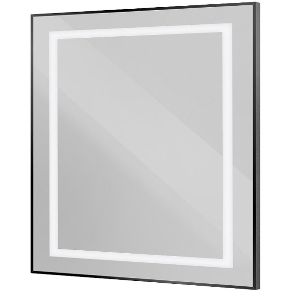 зеркало belbagno kraft 90 spc-kraft-900-800-sens-nero с подсветкой черное с сенсорным выключателем