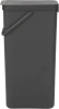 мусорное ведро brabantia sort&go 251047 40 л, черное
