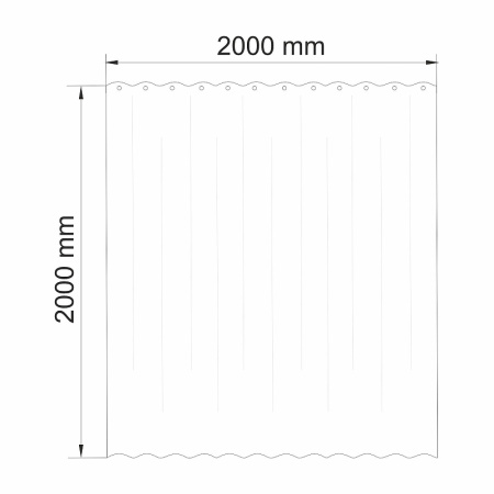 штора для ванны wasserkraft dill 200х200 sc-39102 рисунок лето цветы
