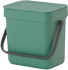 мусорное ведро brabantia sort&go 129865 3 л, темно-зеленое
