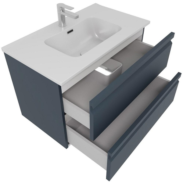 тумба с раковиной aquatek вега 80 aq77080-mg подвесная серая матовая тумба с раковиной aquatek вега 80 aq77080-mg подвесная серая матовая