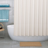 штора для ванны wasserkraft vils sc-10103 240х200 см, цвет бежевая