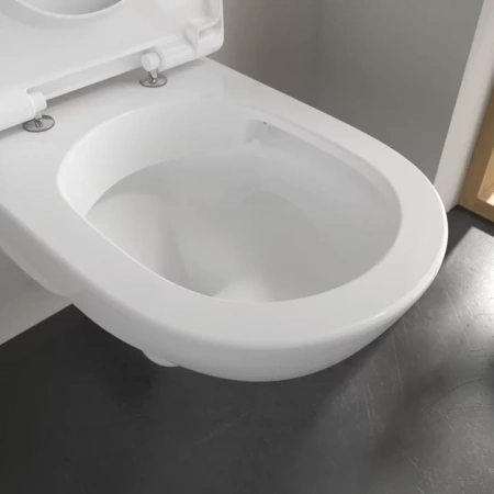унитаз подвесной villeroy & boch o'novo 5660 r0 r1 безободковый, цвет альпийский белый ceramicplus