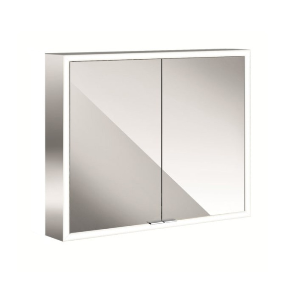 Зеркальный шкаф Emco Asis prime 80 9497 060 62 с подсветкой Серебро