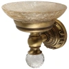 мыльница migliore cristalia 16758 цвет бронза с кристаллом swarovski