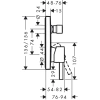 смеситель для ванны hansgrohe finoris 76415670