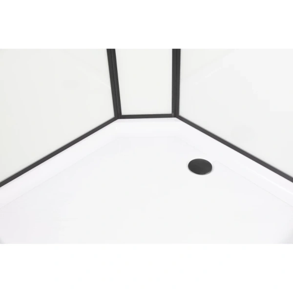 душевая кабина niagara premium 90x90 ng-6901-01g black с гидромассажем