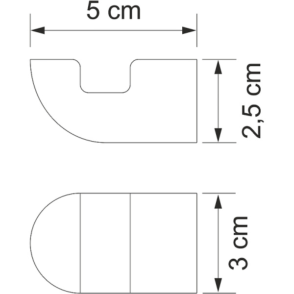 Крючок WasserKRAFT Kammel K-8323 цвет хром