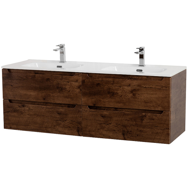 тумба под раковину belbagno etna 140 etna-1400-4c-so-2-rw подвесная rovere moro