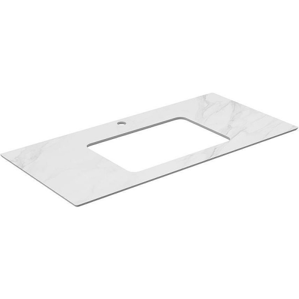 столешница под раковину kerama marazzi plaza classic neo монте тиберио 100 pl3.sg507120r\100 белый мрамор
