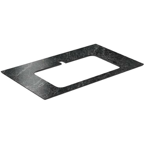 столешница под раковину kerama marazzi plaza classic neo риальто 80 pl2.vt93\80 темно-серая