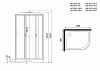 душевая кабина niagara classic 120x80 l ng-3312-14lg с гидромассажем