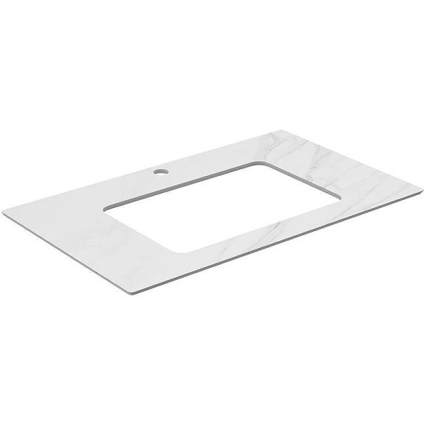 столешница под раковину kerama marazzi plaza classic neo монте тиберио 80 pl3.sg507120r\80 белый мрамор