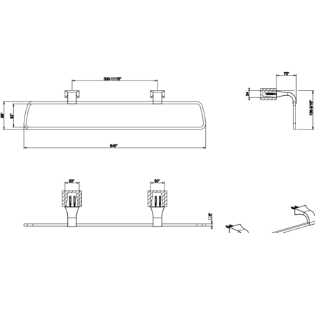 полотенцедержатель gessi mimi 33303#080