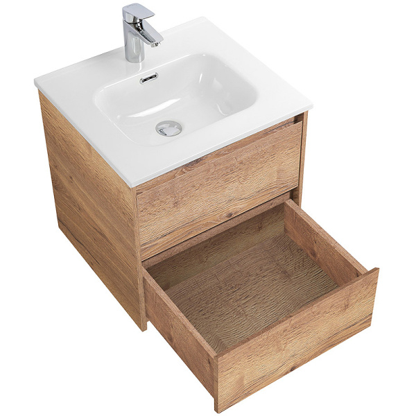 тумба под раковину belbagno kraft 50 kraft-500-2c-so-rt подвесная rovere tabacco