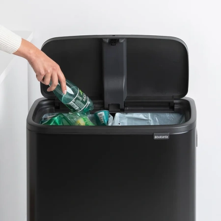 мусорное ведро brabantia bo hi 130625 30 + 30л