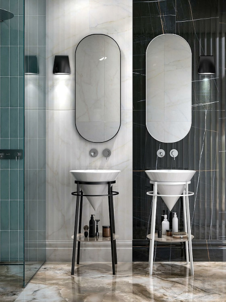 консоль под раковину kerama marazzi cono co.44\wht.m белая матовая