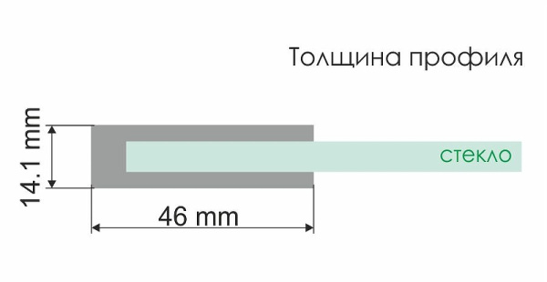 душевая перегородка wasserkraft aller 80 10h06-rp80 профиль цвет хром стекло прозрачное