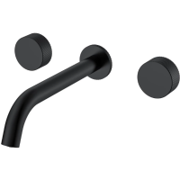 Смеситель для раковины Boheme Stick Spirale 152-2-B.4 встраиваемый, черный матовый