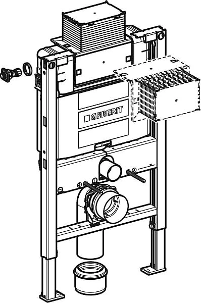система инсталляции для унитазов geberit omega 12 111.003.00.1