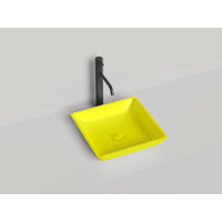 Раковина-чаша Salini S-Sense Callista 04 1101108GF 38x38 см, накладная, покраска по RAL глянец полностью