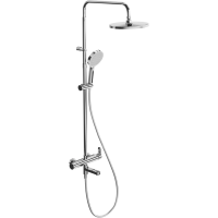Душевая система Kerama Marazzi Fonte FO.202.KM.CR 254 мм, со смесителем, хром