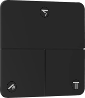 Переключатель на 3 положения Hansgrohe ShowerSelect Comfort Q 15587670 черный матовый