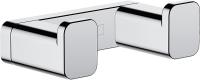 Крючок Hansgrohe AddStoris 41755000 двойной, для ванны, хром