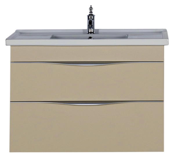 тумба под раковину aquanet эвора 100 сливочная, 00184023