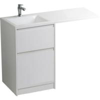 Тумба под раковину BelBagno Kraft 120 KRAFT-LVD-580/1200-2C-PIA-BO цвет bianco opaco