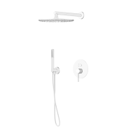 Душевая система Gattoni Circle One 9090/PDBO, белый матовый