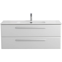 Тумба под раковину Cezares Eco-Cer-N 120 ECO-CER-N-1200-2C-SO-BO подвесная Bianco Opaco без ручек
