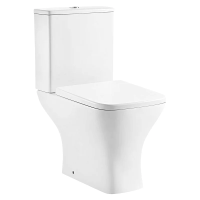 Унитаз компакт Azario Nigel AZ-55 напольный, безободковый, с бачком и сиденьем микролифт, 61.6х38.5х78.5 см, белый