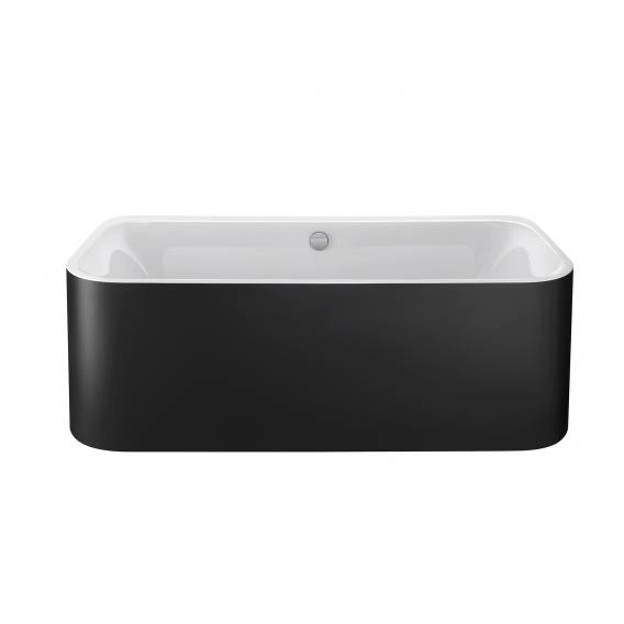 акриловая ванна duravit happy d.2 plus 180x80, черная (7004538)