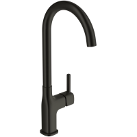 Смеситель для кухни Cersanit Elio A68261 черный матовый