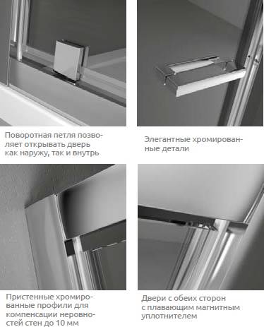 душевая дверь radaway twist dw 80 прозрачное