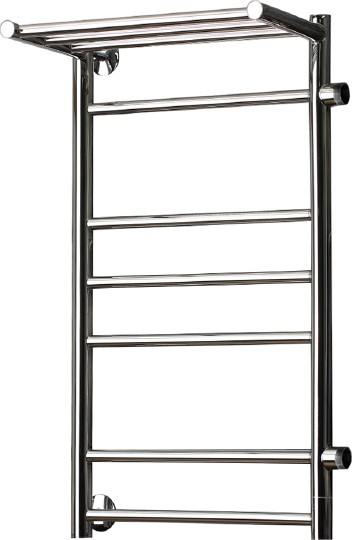 Полотенцесушитель водяной Тругор ЛЦ Аспект ПМ 3 R 50x80x40, с полкой