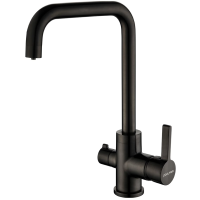 Смеситель для кухни Paulmark Logas Lo213021-GM, вороненая сталь