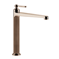 Смеситель Gessi Venti20 65003#030 для раковины, на 1 отв., высокий, с донным клапаном, цвет Copper PVD